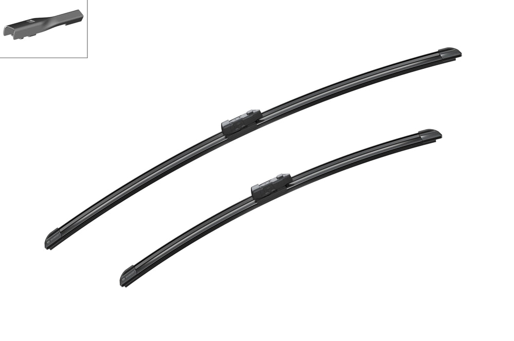 Bosch AeroTwin comparación de tamaño 26" y 20" para verificar escala y compatibilidad