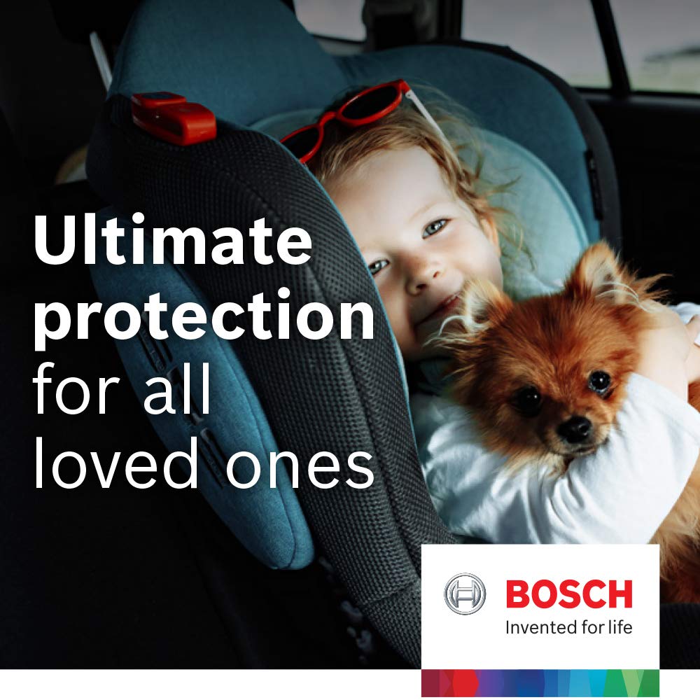 Bosch filtro instalado en ranura de cabina demostrando fácil mantenimiento
