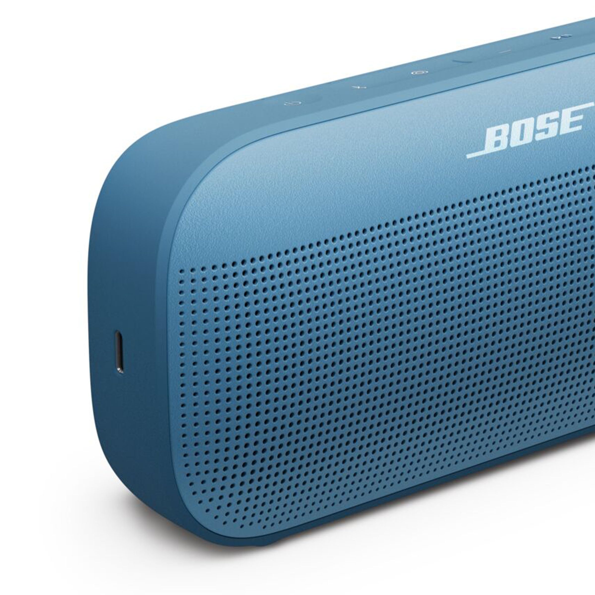 Bose SoundLink Flex floating in pool illustrating waterproof protection