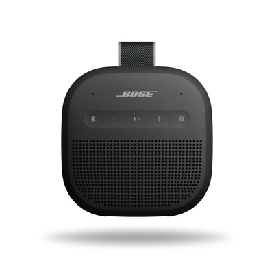 Bose SoundLink Micro vista frontal mostrando diseño compacto y sonido potente