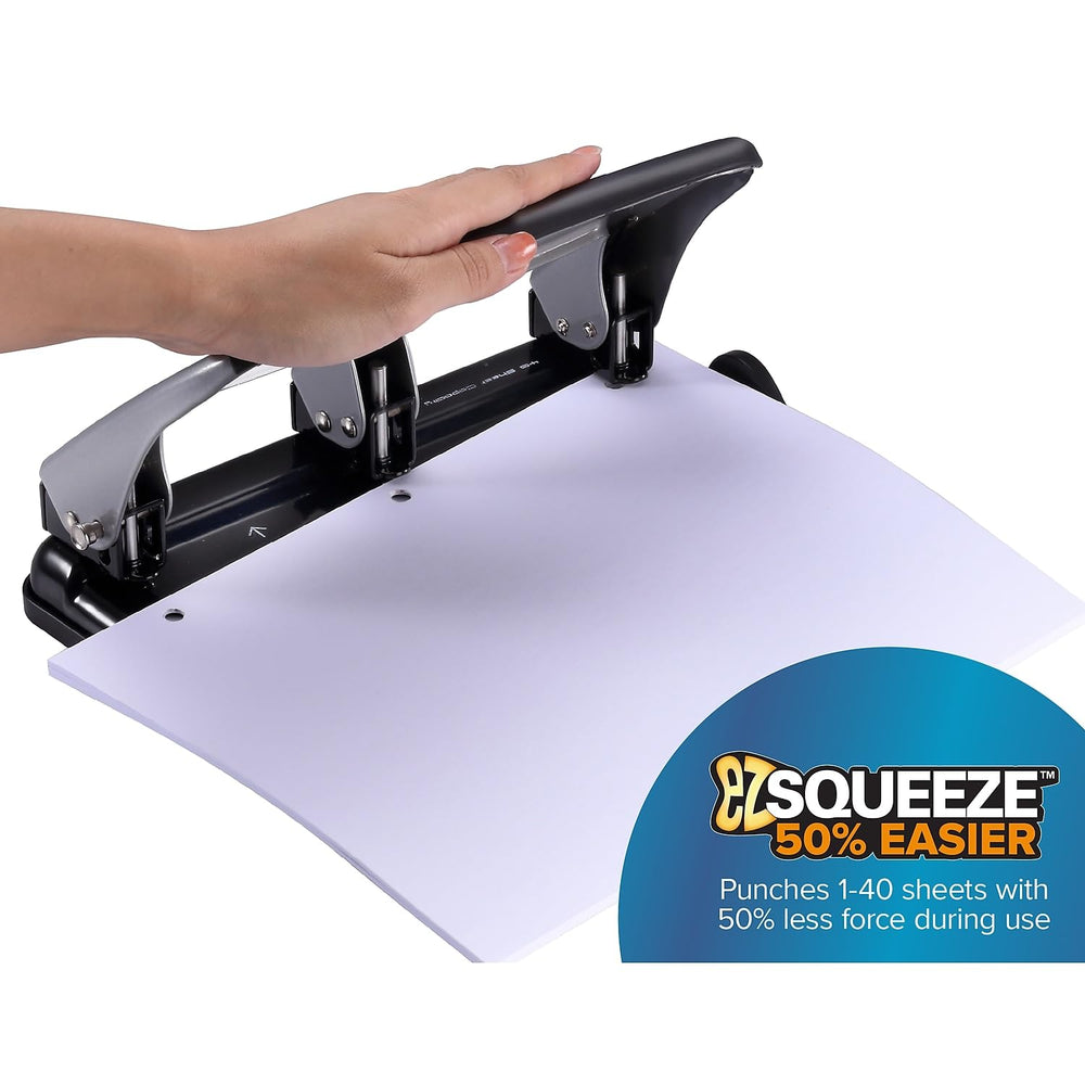 Bostitch detalle del mecanismo EZ Squeeze que reduce esfuerzo y mejora ergonomía