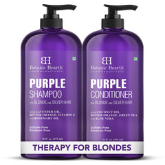 Botanic Hearth set frontal mostrando botellas y beneficio matizante