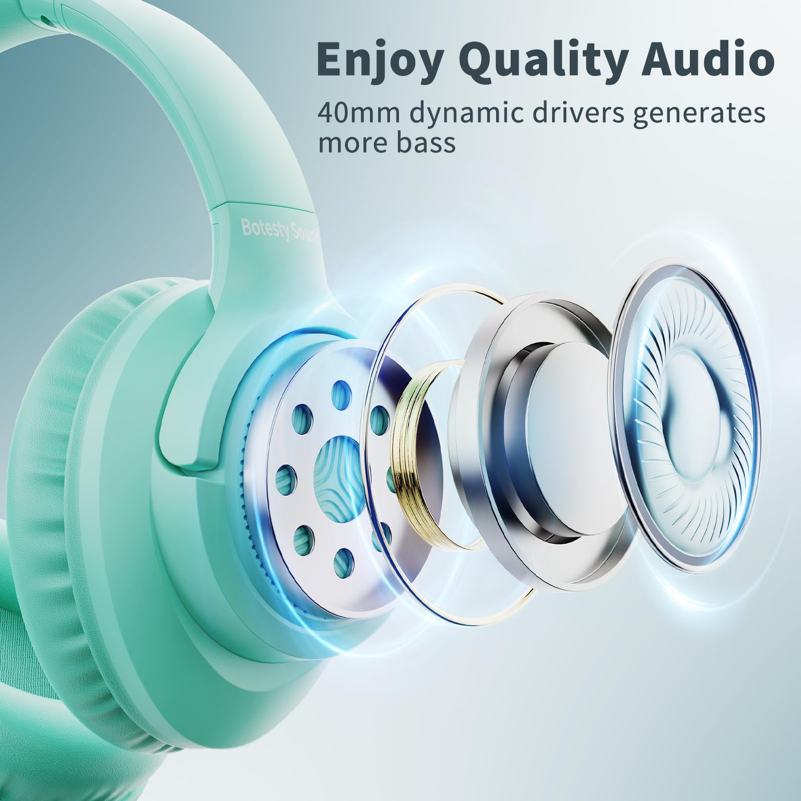 Botesty Sound comparación tamaño con teléfono, escala y portabilidad
