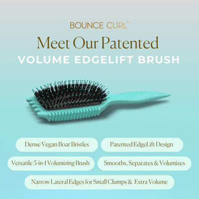 Bounce Curl handle detail highlighting tapered end for precise parting and heatless curling