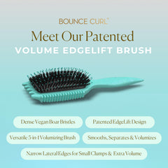 Bounce Curl handle detail highlighting tapered end for precise parting and heatless curling