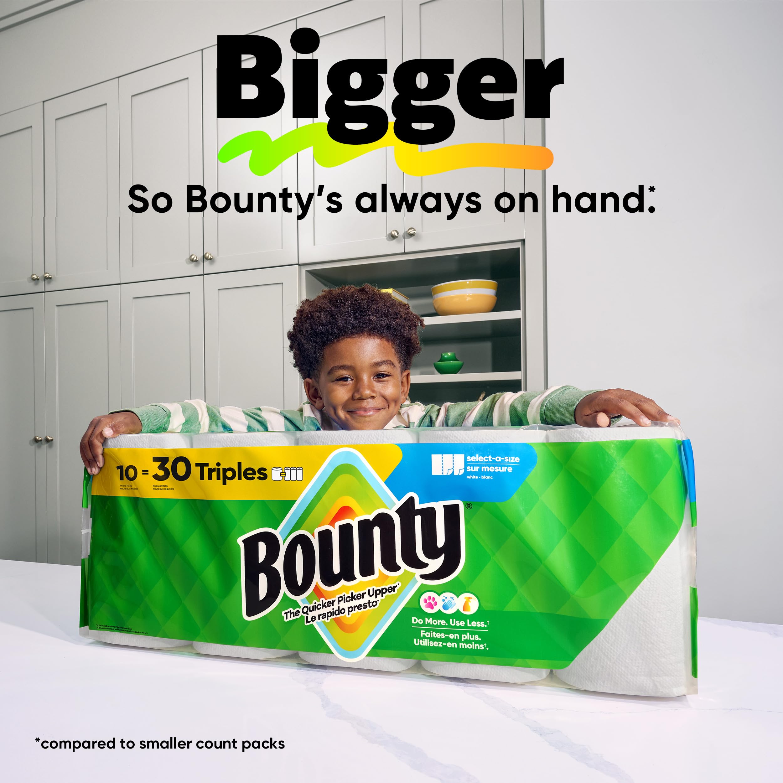 Bounty en ambiente de cocina mostrando conveniencia y resistencia