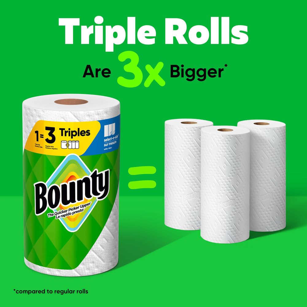 Bounty detalle de textura diamantada que mejora la absorción