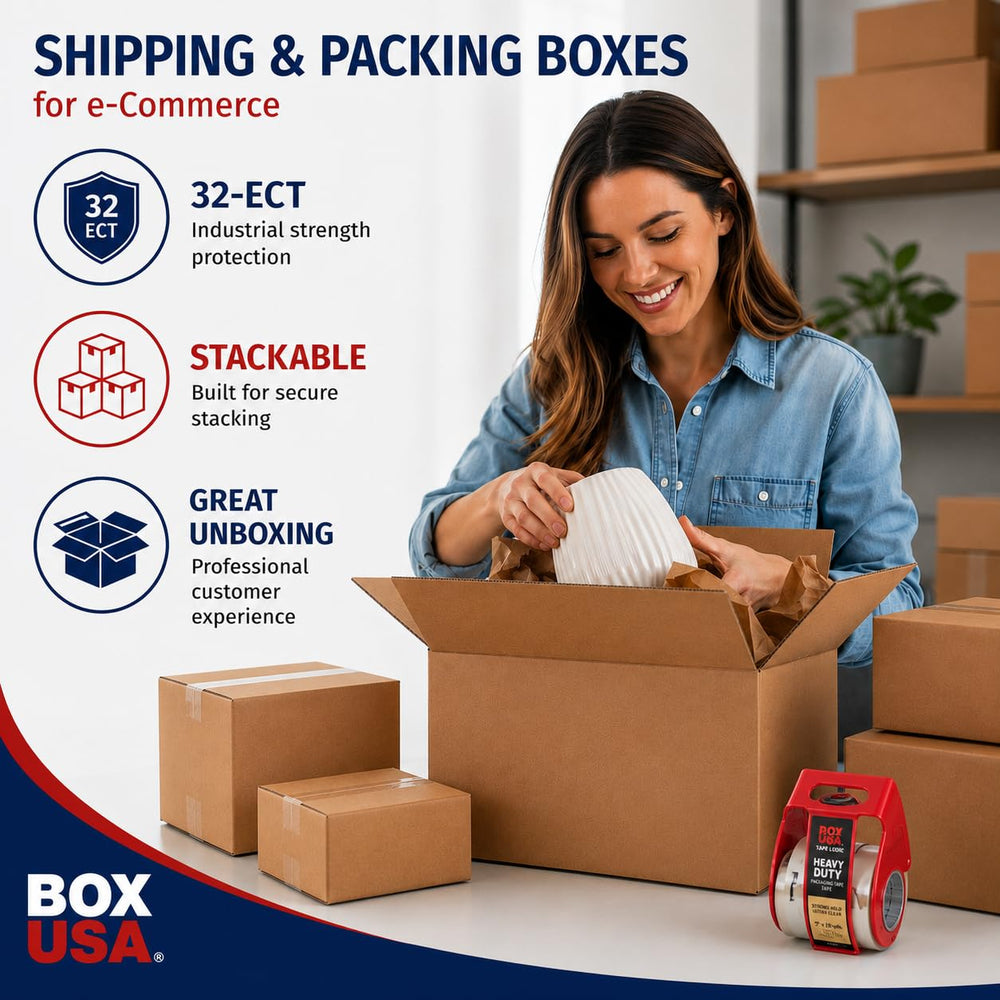 BOX USA detalle del corrugado que ofrece mayor rigidez