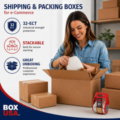 BOX USA detalle del corrugado que ofrece mayor rigidez