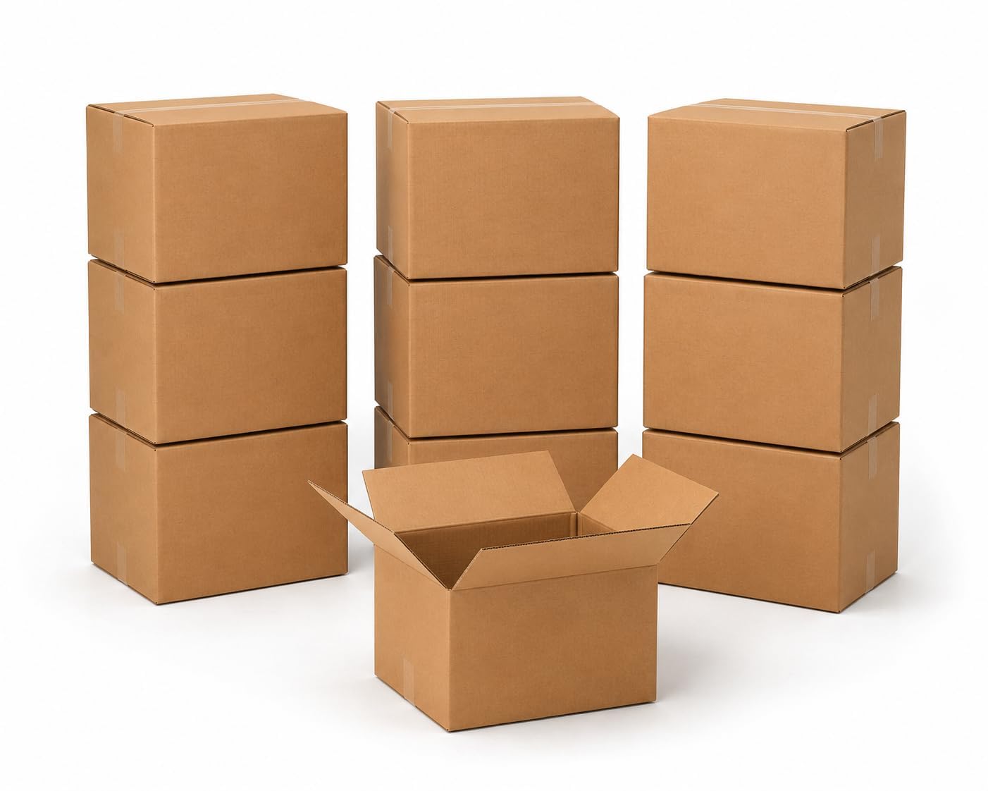 BOX USA platos protegidos dentro de caja con relleno para evitar roturas