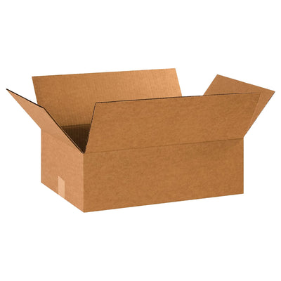 BOX USA vista frontal del paquete de 25 cajas, resistente y lista para envío