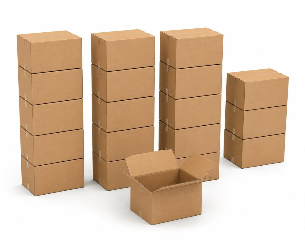 BOX USA caja junto a mano para comparar tamaño manejable