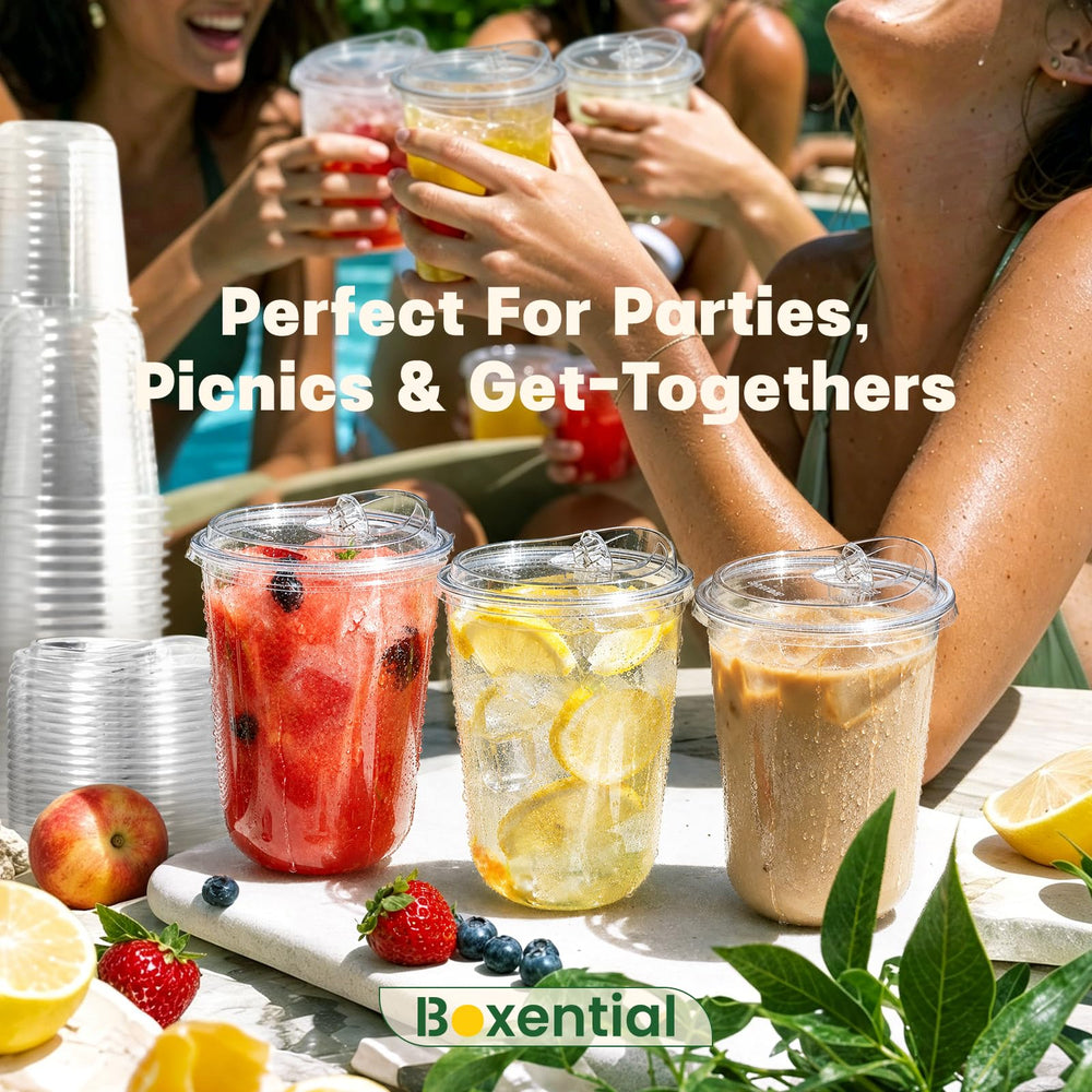 Boxential etiqueta que indica plástico sin BPA y seguridad alimentaria