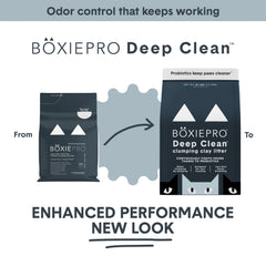 BoxiePro close-up of hard clump texture demonstrating fast scooping benefit