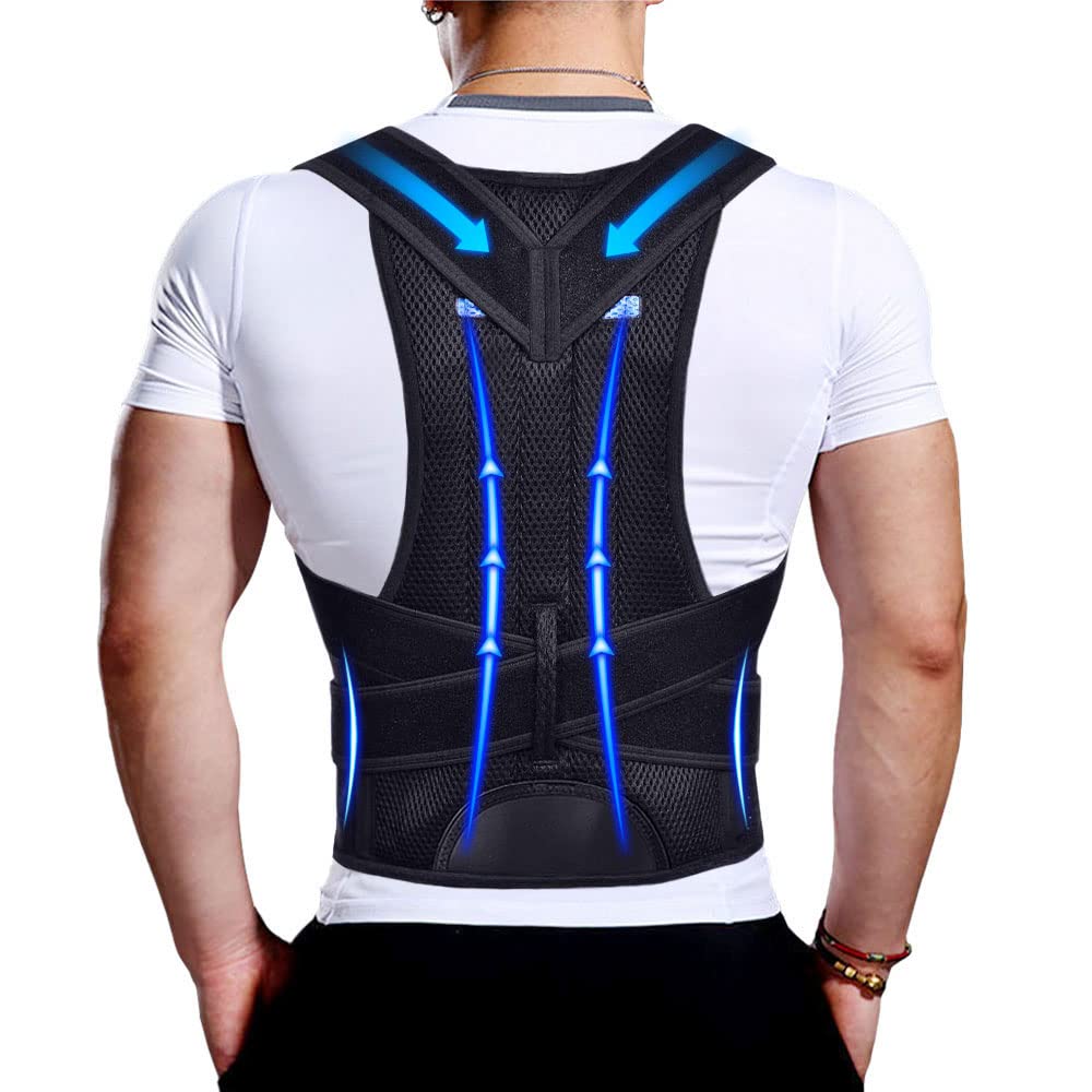 BraceTop front view of full back brace showing structured support and confidence
