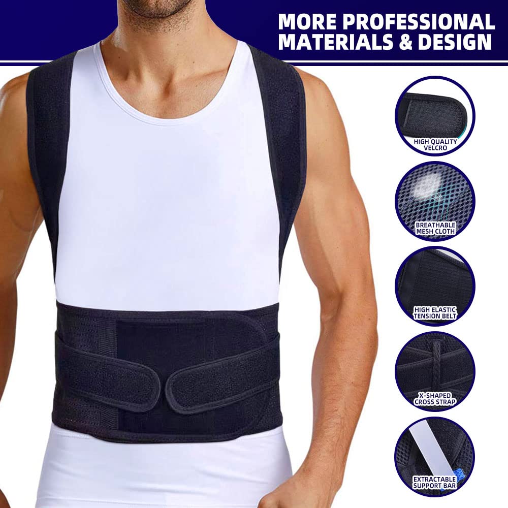 BraceTop worn discreetly under a shirt demonstrating daily use comfort
