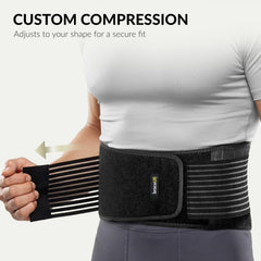 BraceUP cierre y correas dobles ajustables para compresión personalizada