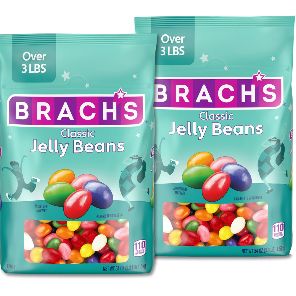 Brach's etiqueta nutricional y lista de ingredientes para verificar alérgenos