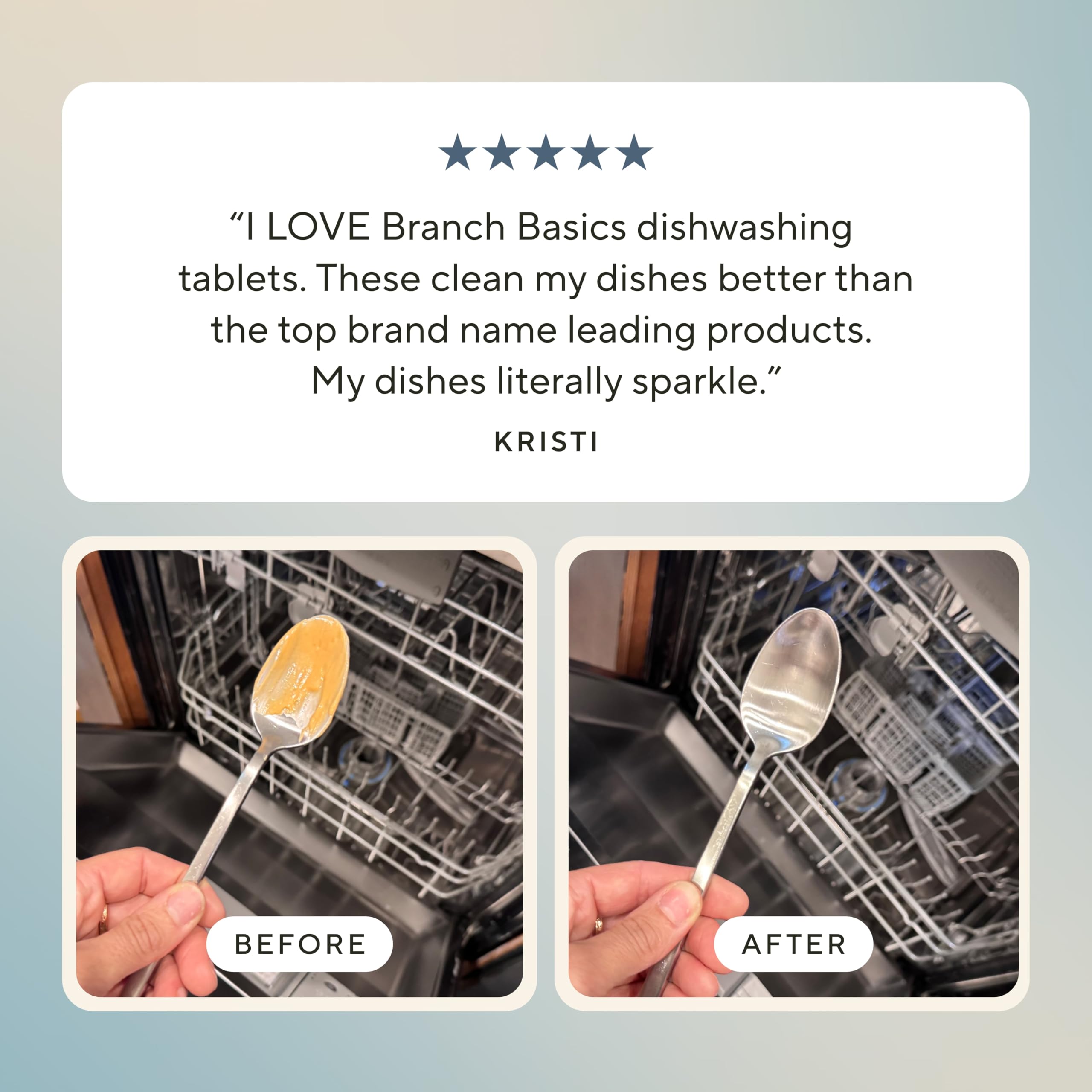 Branch Basics ingredientes de origen vegetal y mineral que aportan limpieza segura