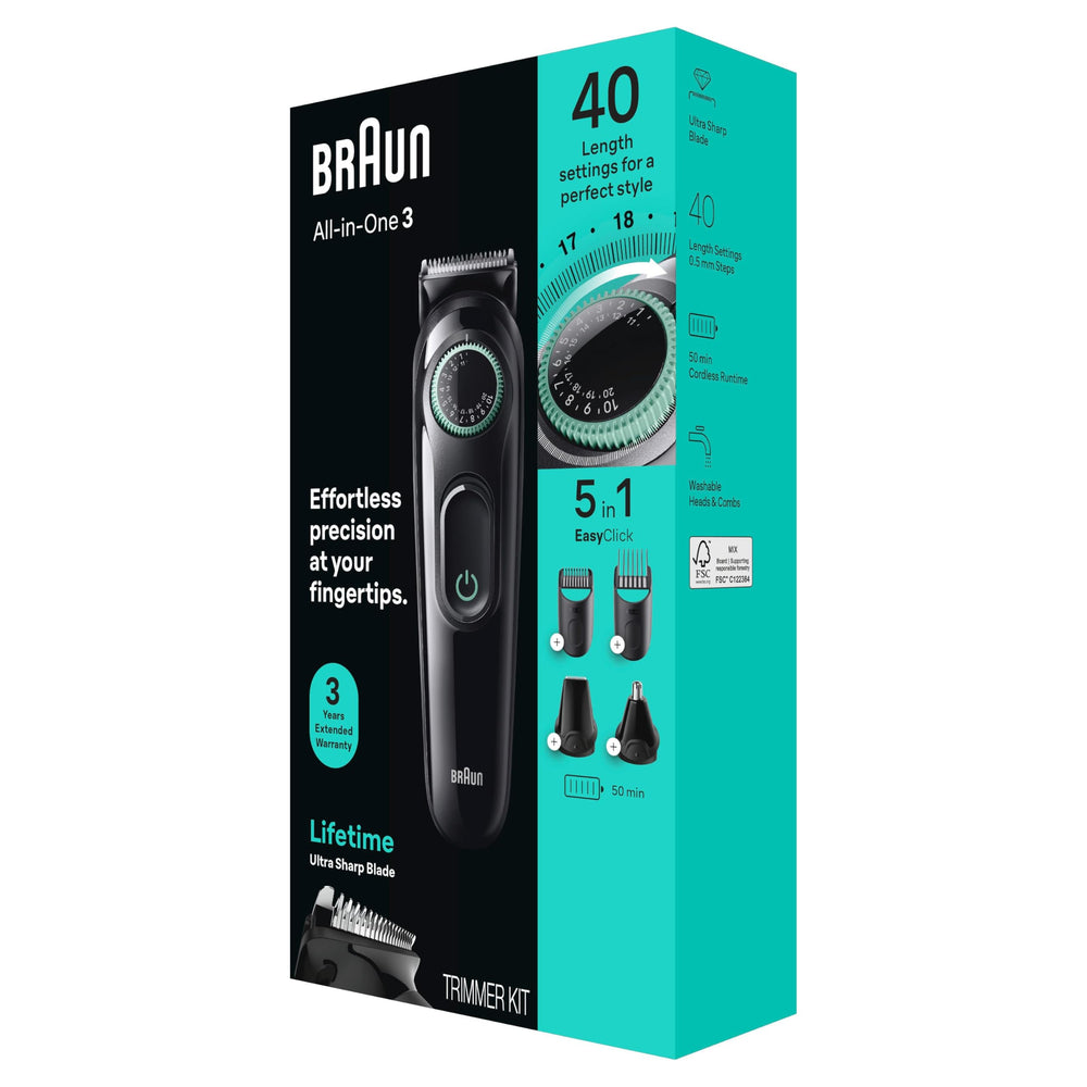 Braun limpieza bajo agua del cabezal para higiene rápida y simple