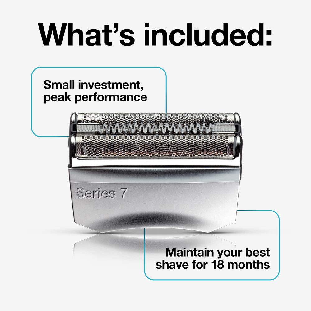 Braun side profile foil detail highlighting precise edges and comfort