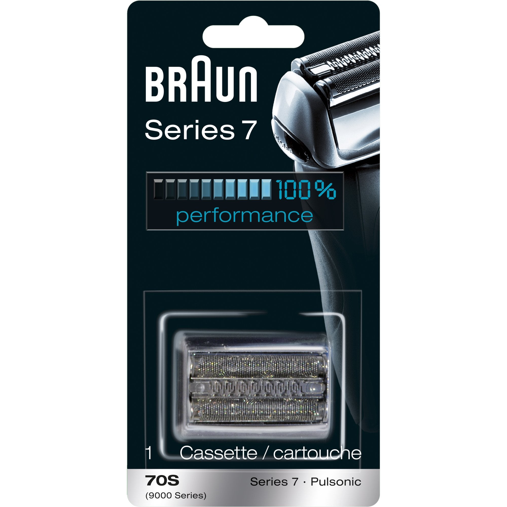 Braun macro of foil texture demonstrating smooth glide and durability