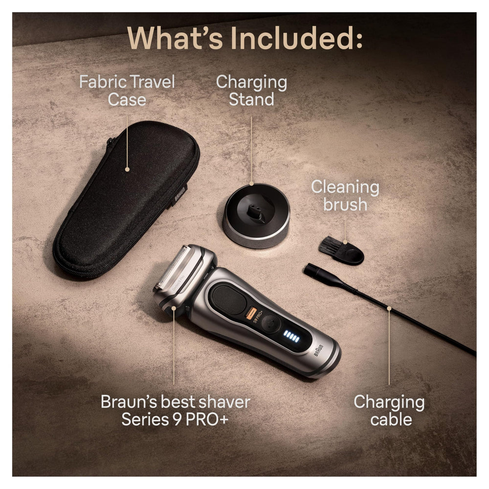 Braun Series 9 PRO+ acabado titanio resistente a la corrosión
