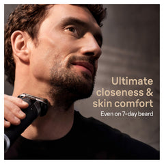 Braun Series 9 PRO+ recortador Precision ProTrimmer en acción para acabado