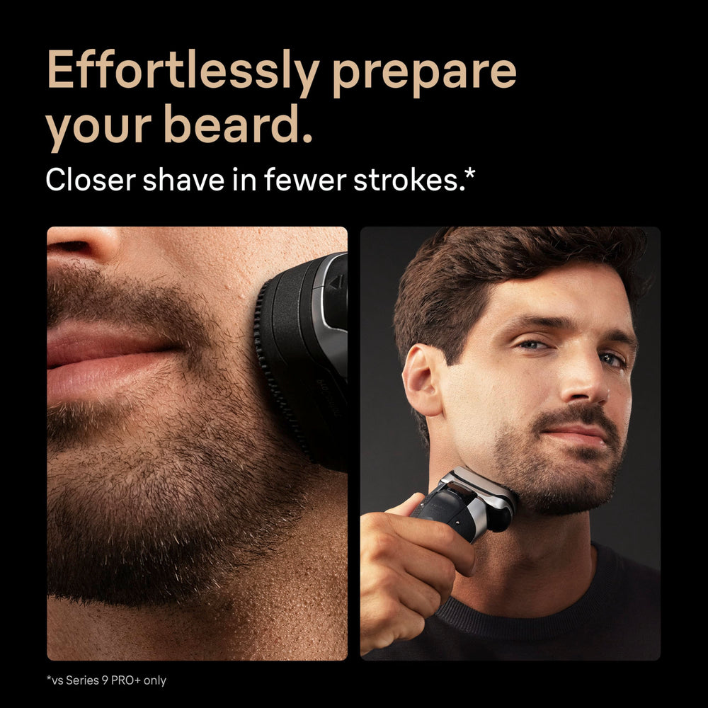 Braun travel case with accessories for organized grooming on the go
