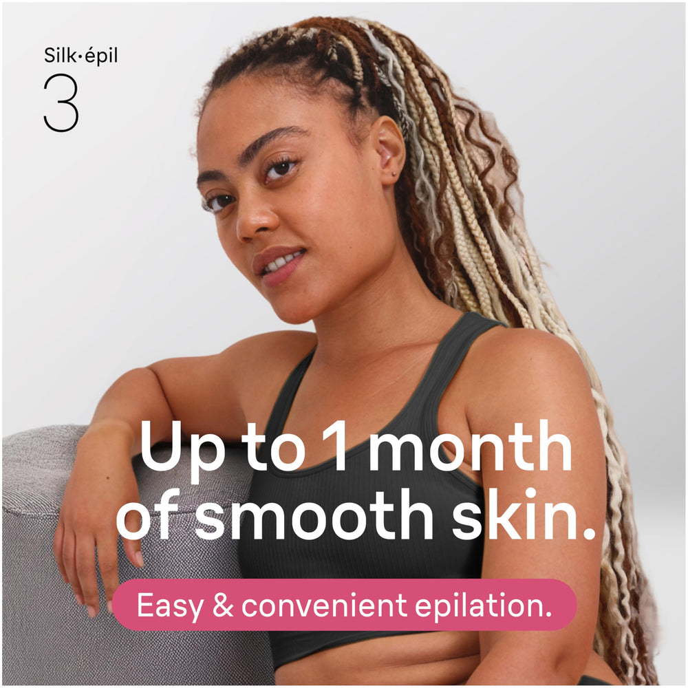 Braun Silk-épil 3 rodillos masajeadores que reducen la sensación y aumentan confort
