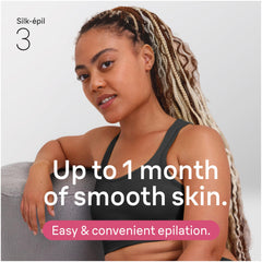 Braun Silk-épil 3 rodillos masajeadores que reducen la sensación y aumentan confort