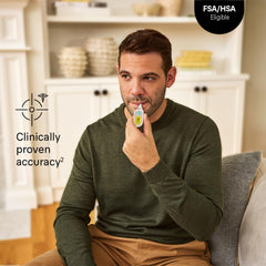 Braun punta flexible en primer plano para confort en bebés