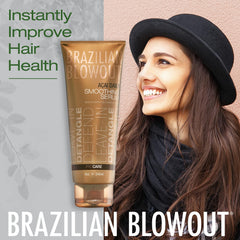BRAZILIAN BLOWOUT aplicación sobre mechón húmedo, reduce frizz y facilita peinado