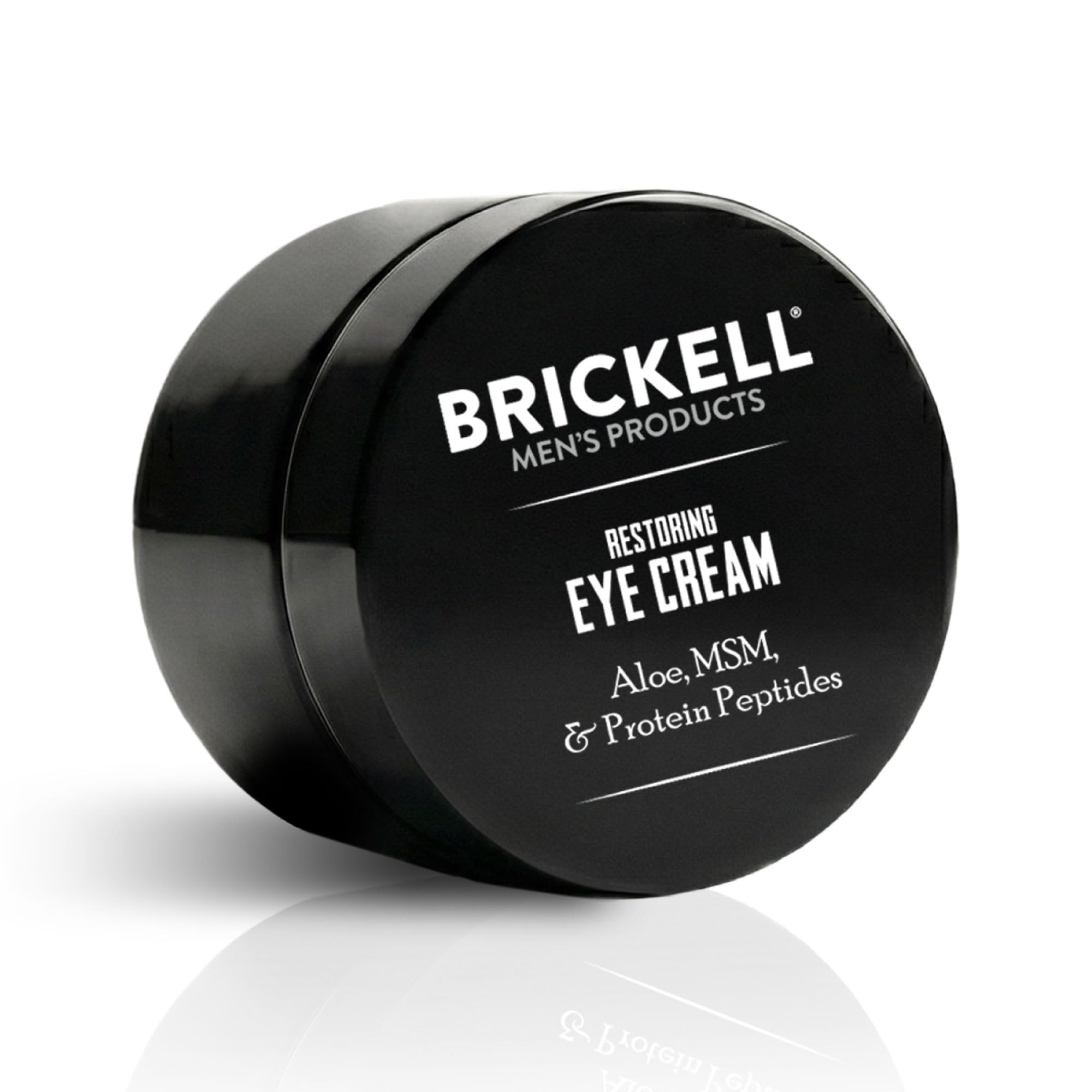 Brickell frasco frontal mostrando envase compacto y beneficio antiarrugas