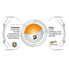 Bridgestone Golf e6 Soft bola en juego cerca del green mejora precisión y distancia