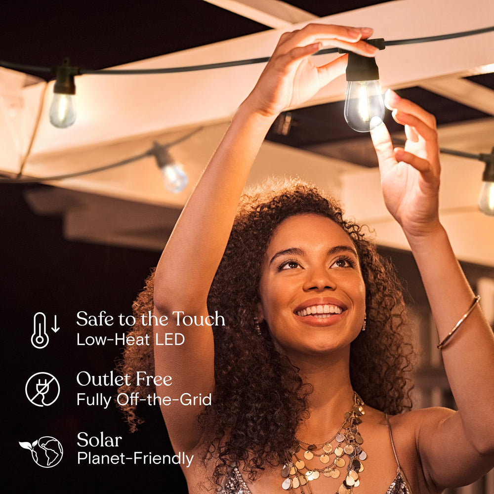 Brightech heavy-duty WeatherTite cord connection for durability