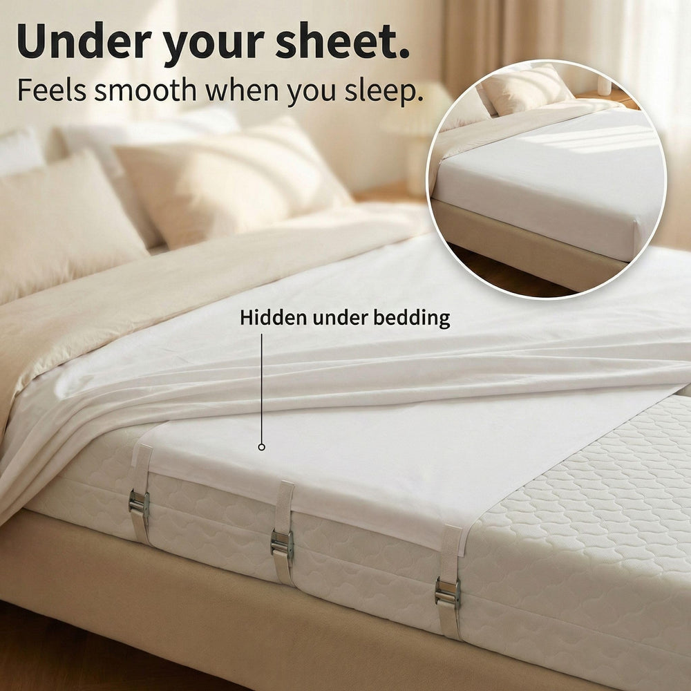 Briliantwerk en dormitorio con pareja usando la cama, mostrando aspecto y estabilidad