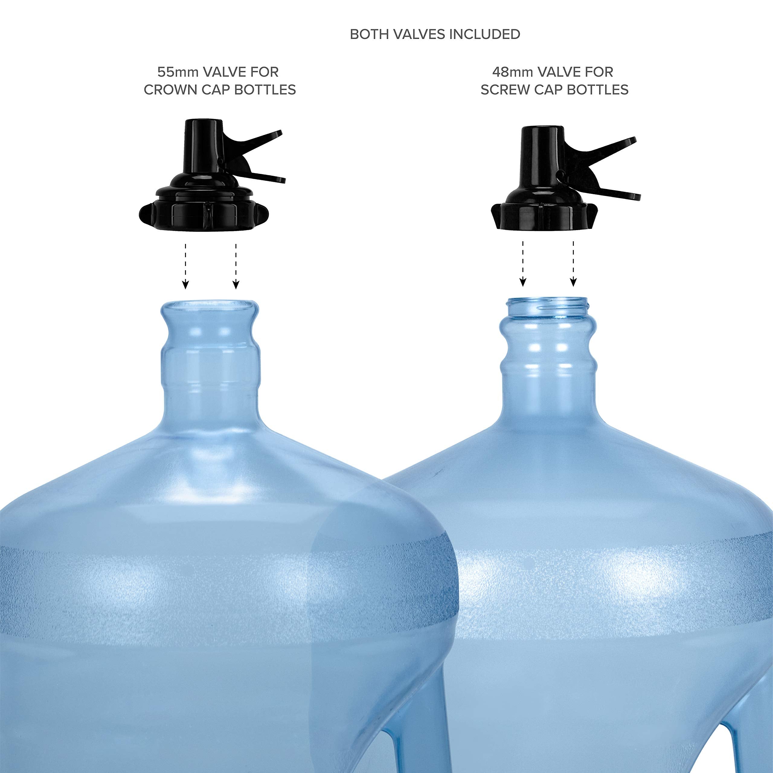 Soporte Brio en encimera de cocina facilitando servir agua con seguridad