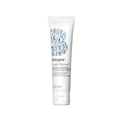 Briogeo frontal del champú con etiqueta visible y beneficios claros