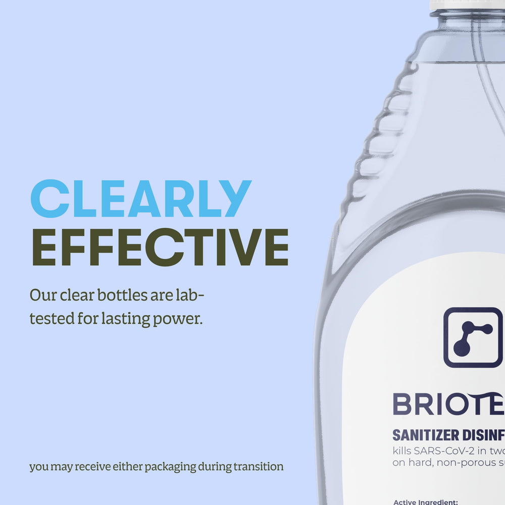 BRIOTECH comedero de mascota limpio tras sanitización rápida