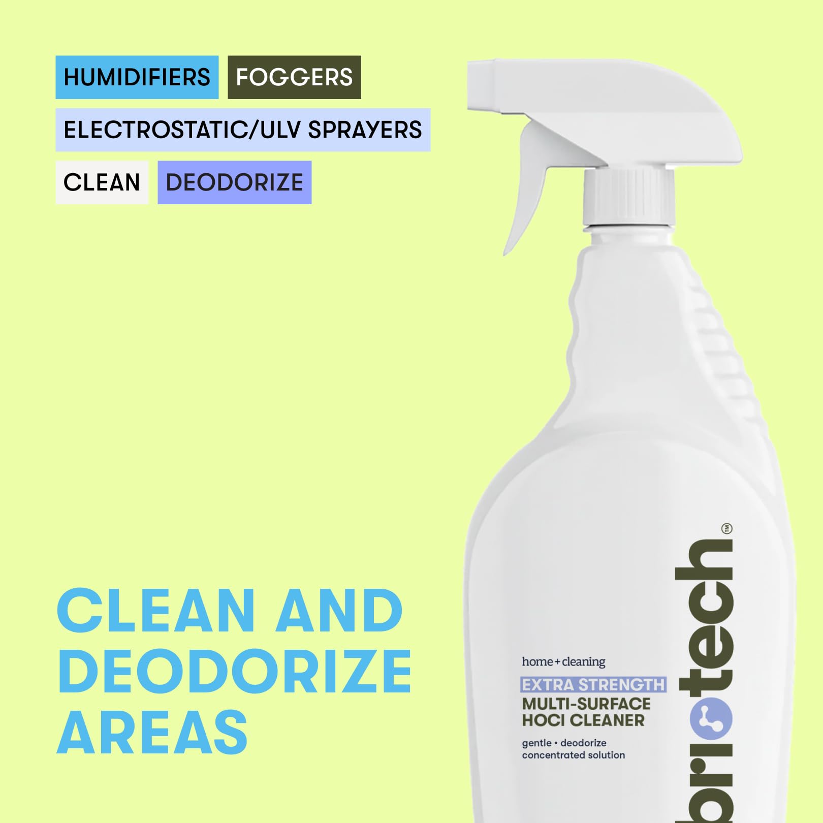 BRIOTECH etiqueta legible con instrucciones y ventajas seguras