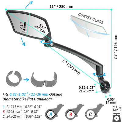 BriskMore arm length beside ruler illustrating extended reach advantage