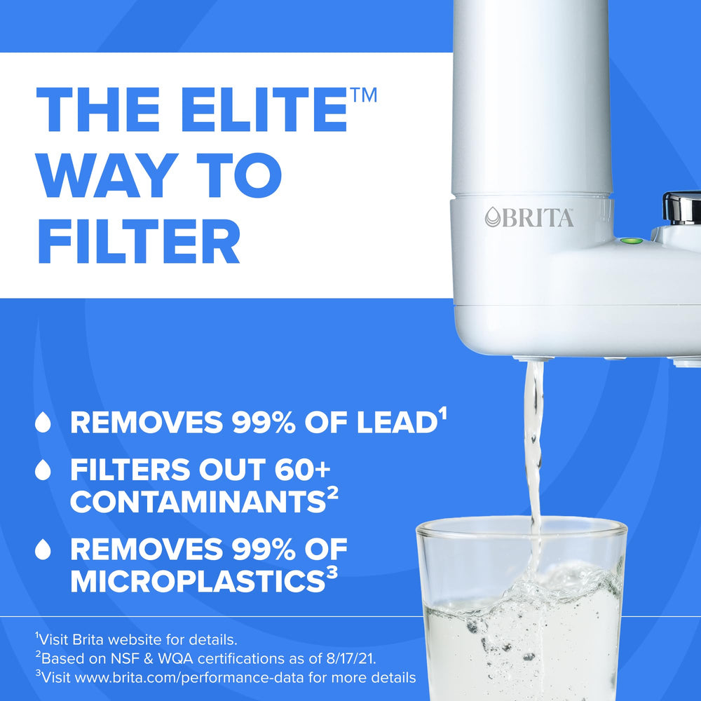 BRITA detalle del cartucho de carbón bloque mostrando filtración y mejor sabor