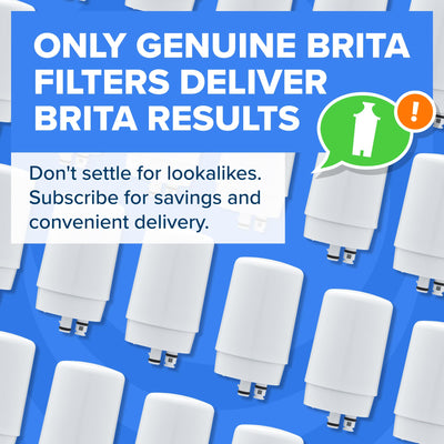 BRITA ambiente de cocina moderna mostrando agua filtrada lista para consumo