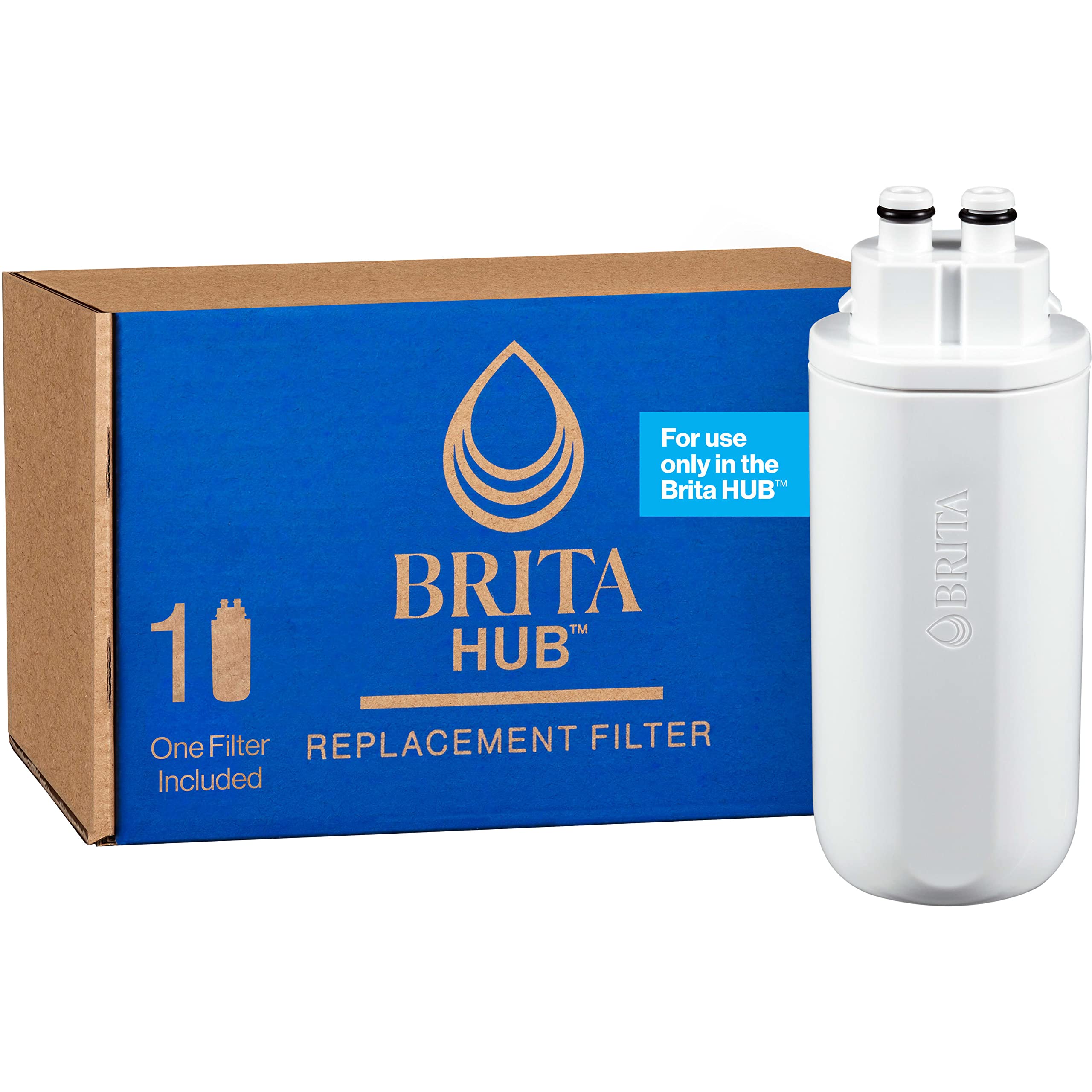 BRITA frontal del Hub mostrando el dispensador y accesibilidad