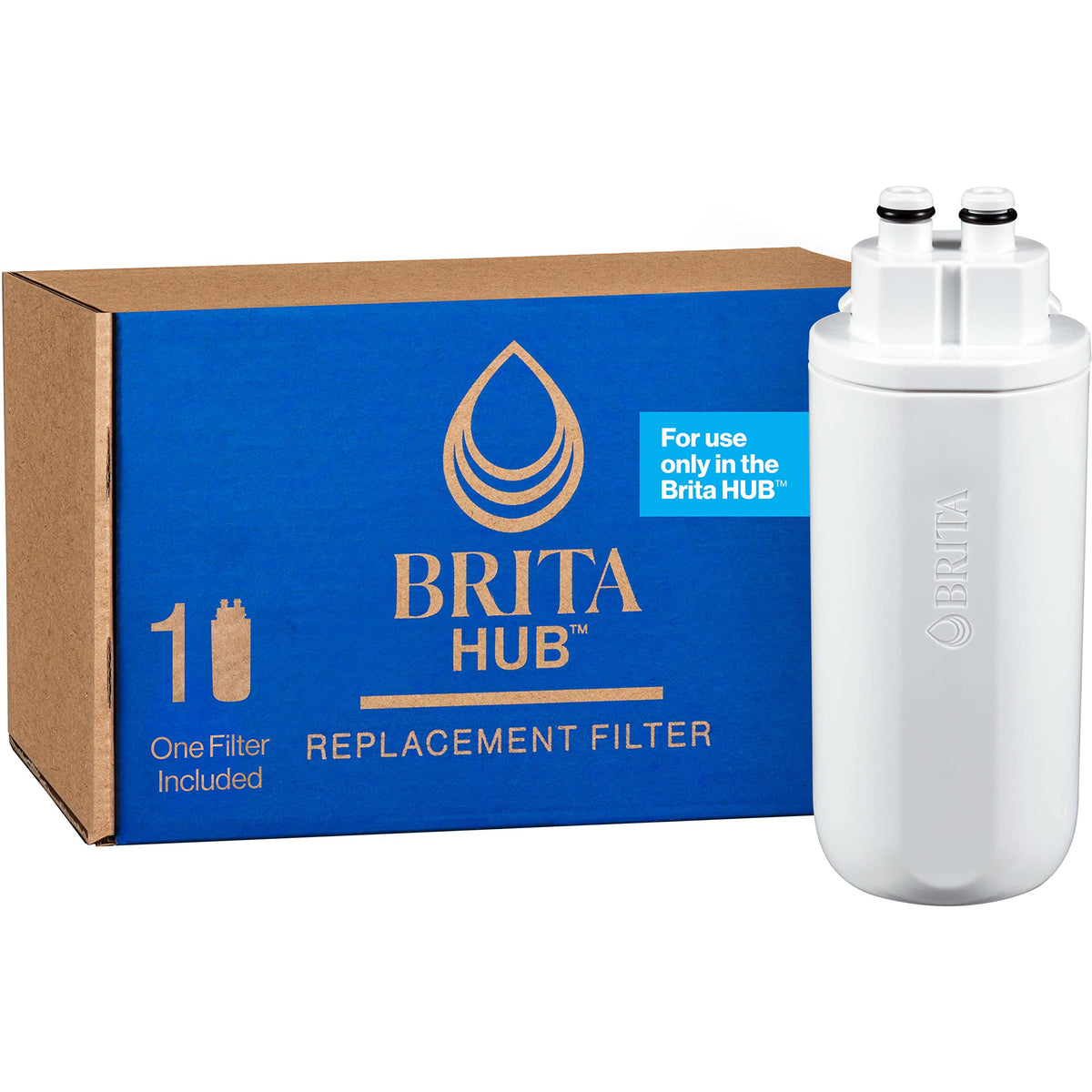 BRITA frontal del Hub mostrando el dispensador y accesibilidad