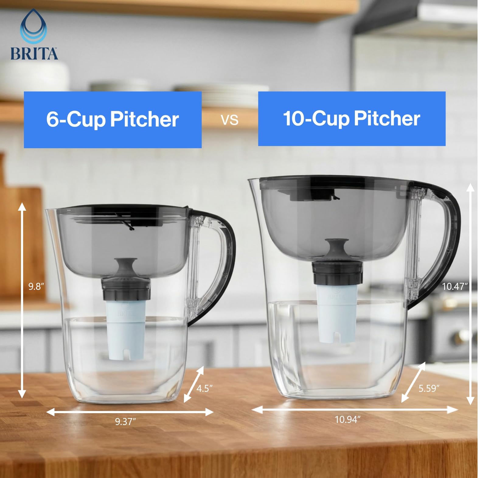 BRITA cartucho Elite visto de cerca ilustrando la tecnología Advanced Carbon Core
