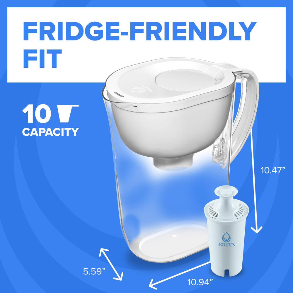 BRITA SmartLight indicator lit to show accurate filter replacement reminders