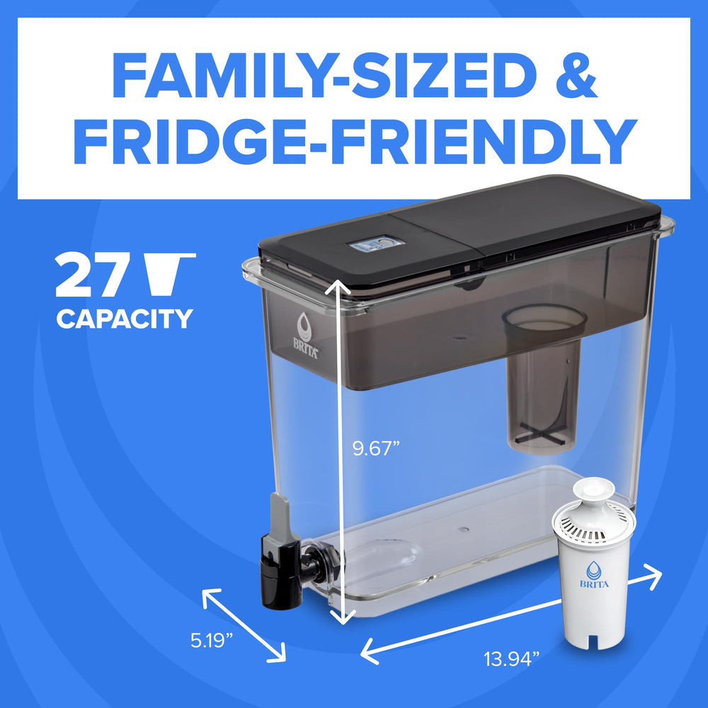 Brita UltraMax etiqueta con certificación WQA NSF/ANSI visible