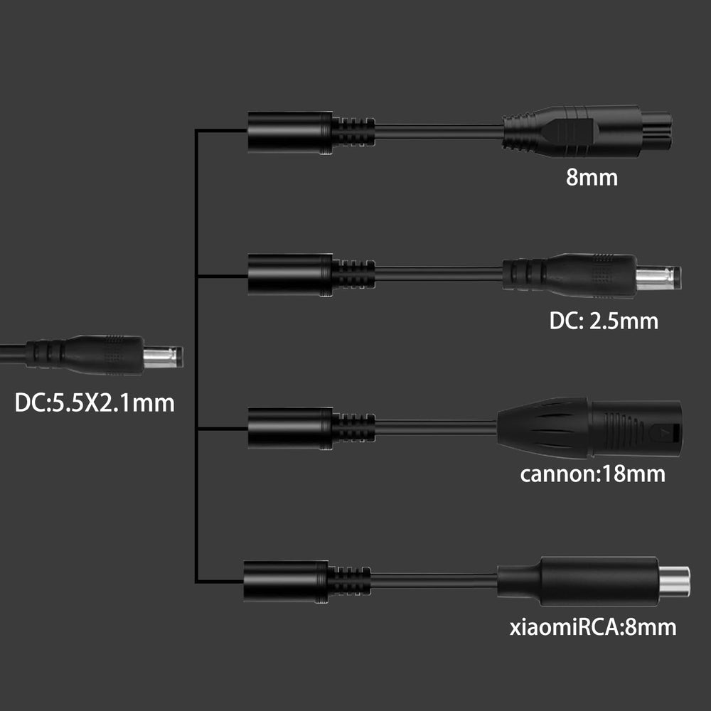 Brokeir cable largo junto a mano para comparar tamaño y comodidad
